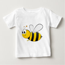 Cartoon Happy Smiling Bee
