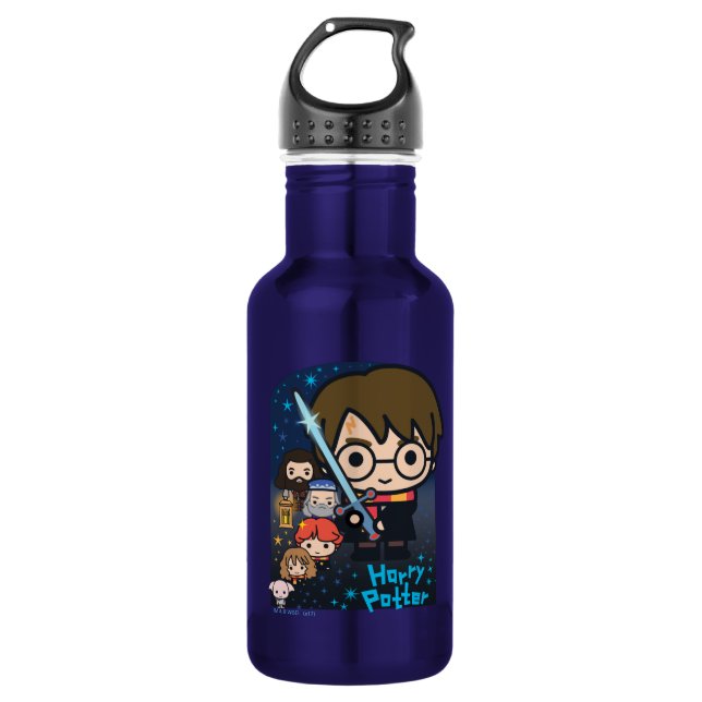 Cartoon Harry Potter Chamber of Secrets Graphic 532 Ml Water Bottle (Front)