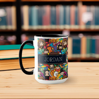 Cartoon Harry Potter Character | Add Your Name Mug