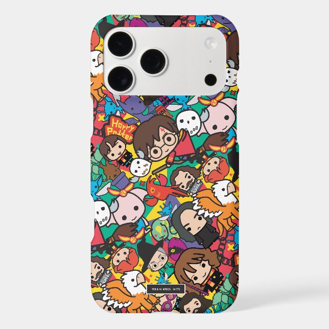 Cartoon Harry Potter Character Toss Pattern (Back)