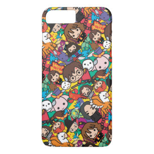 Cartoon Harry Potter Character Toss Pattern iPhone 8 Plus/7 Plus Case