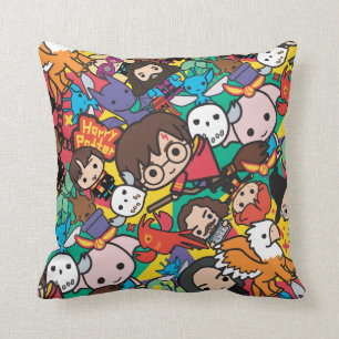 Cartoon Harry Potter Character Toss Pattern Cushion