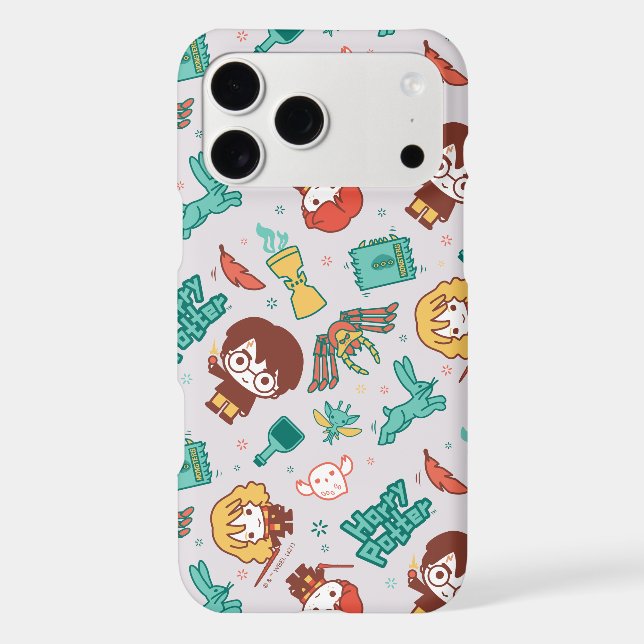 Cartoon HARRY POTTER™ Creatures & Spells Pattern (Back)
