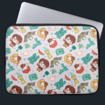 Cartoon HARRY POTTER™ Creatures & Spells Pattern Laptop Sleeve<br><div class="desc">Harry Potter | Check out this adorable cartoon graphic of HARRY POTTER™,  Ron,  and Hermione with magical creatures and items in a toss pattern!</div>