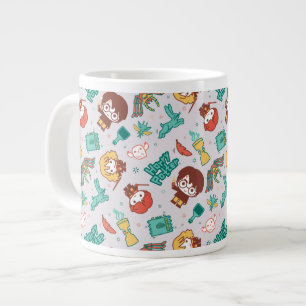Cartoon HARRY POTTER™ Creatures & Spells Pattern Large Coffee Mug