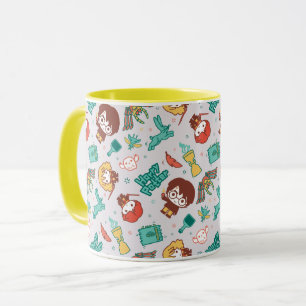 Cartoon HARRY POTTER™ Creatures & Spells Pattern Mug
