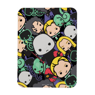Cartoon Harry Potter Death Eaters Toss Pattern Magnet