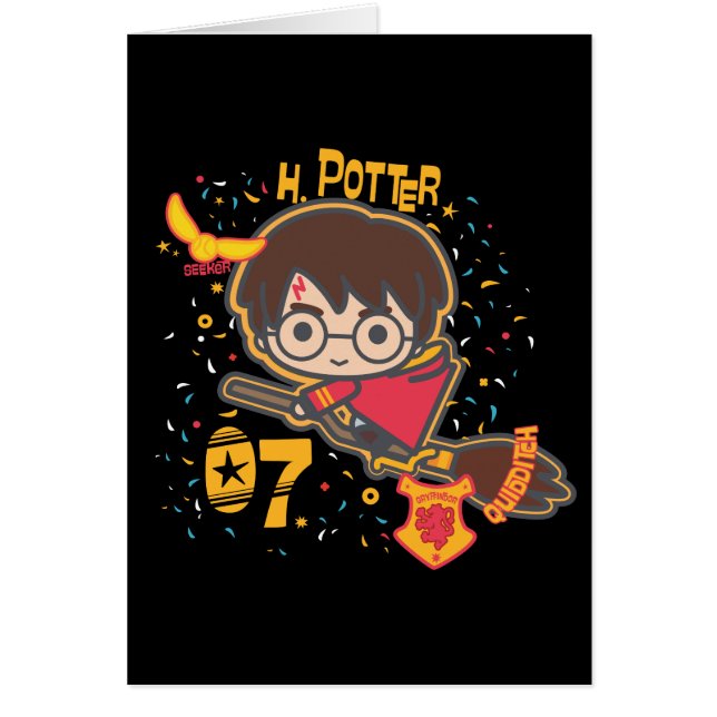 Cartoon Harry Potter Quidditch Seeker (Front)
