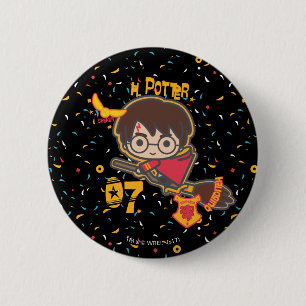 Cartoon Harry Potter Quidditch Seeker 6 Cm Round Badge