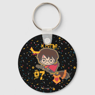 Cartoon Harry Potter Quidditch Seeker Key Ring