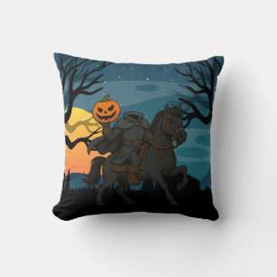 cartoon Headless Horseman Halloween/Autumn Cushion