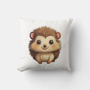 Cartoon hedgehog illustration cushion