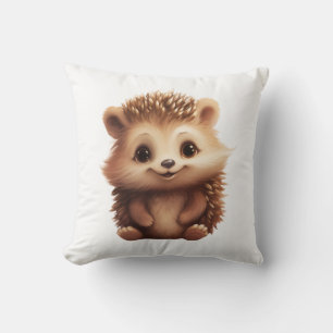 Cartoon hedgehog illustration cushion