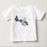 Cartoon Helicopter Baby T-Shirt<br><div class="desc">Cartoon Helicopter</div>
