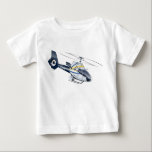 Cartoon Helicopter Baby T-Shirt<br><div class="desc">Cartoon Helicopter</div>
