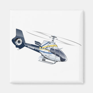 Cartoon Helicopter Magnet
