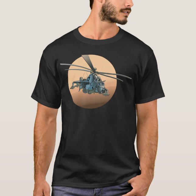 Cartoon helicopter T-Shirt (Front)