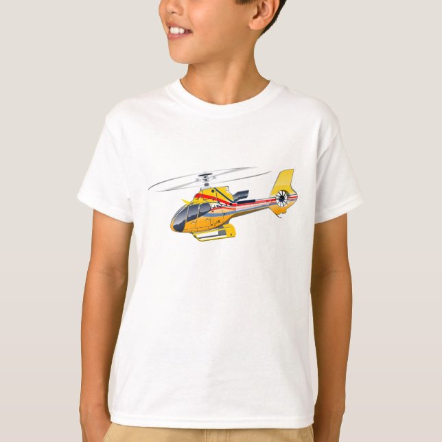 Cartoon Helicopter T-Shirt (Front)