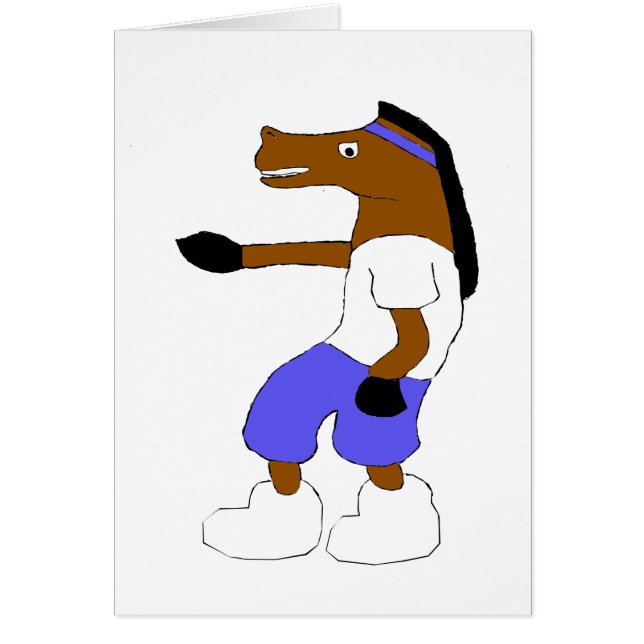 Cartoon Hip Hop Horse Nelly Fan (Front)