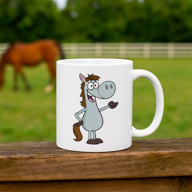 Cartoon Horse Coffee Mug (Creator Uploaded)