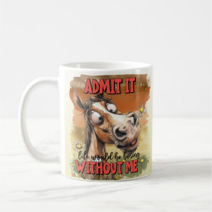 Cartoon Horse Coffee Mug