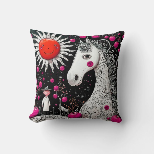 Cartoon horse cushion (Front)