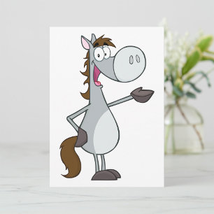 Cartoon Horse Invitation