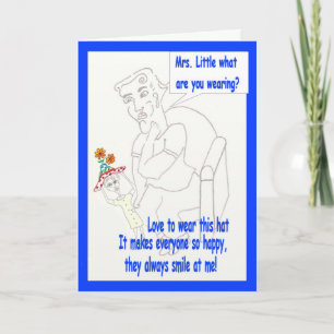 Cartoon humour Happy Birthday Card
