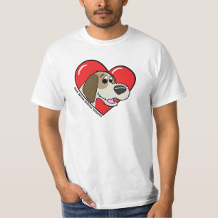 Cartoon I Love my PBGV T-Shirt