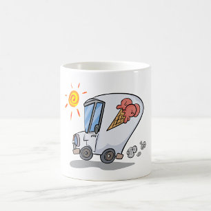 Cartoon Ice Cream Truck Fun Summer Dessert Coffee Mug
