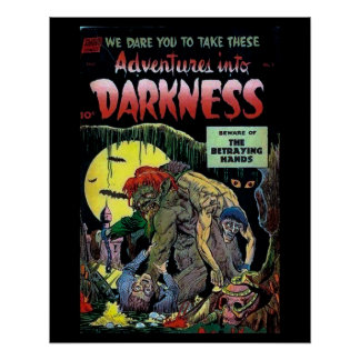 Cartoon Illustrated Comic Poster