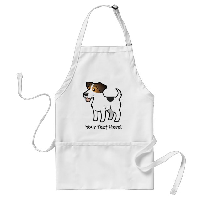 Cartoon Jack Russell Terrier Standard Apron (Front)