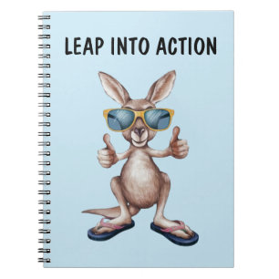 Cartoon Kangaroo Notebook