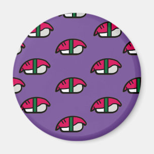 Cartoon Kawaii Sushi, Fish Rice & Seaweed Magnet
