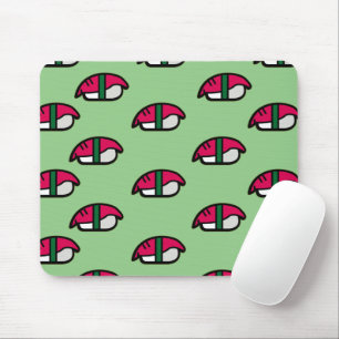 Cartoon Kawaii Sushi, Fish Rice & Seaweed Mouse Pa Pad