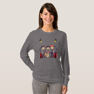 Cartoon Kids Rock Band T-Shirt