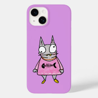 Cartoon Kitten Case-Mate iPhone 14 Case