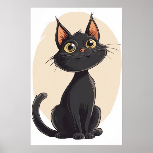 Cartoon Kitty Poster (Front)