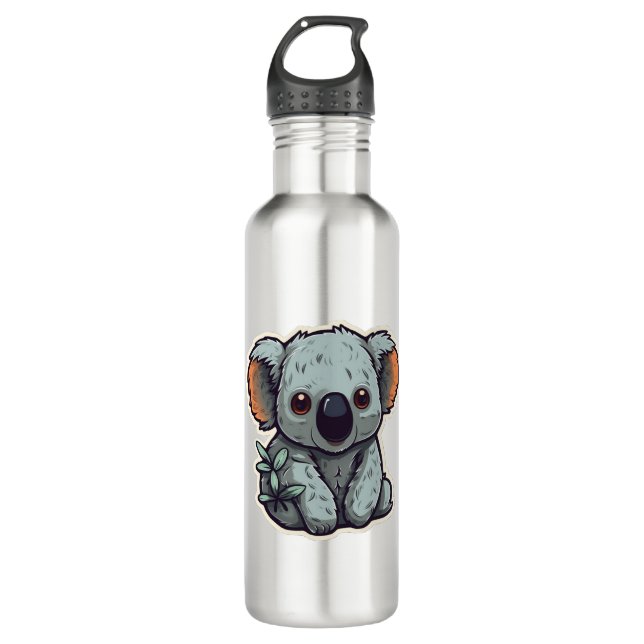 CARTOON KOALA BEAR 710 ML WATER BOTTLE (Front)