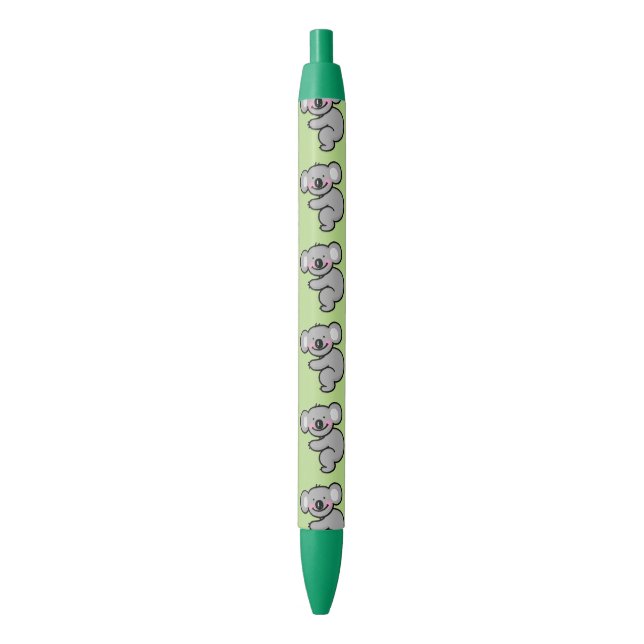 cartoon koala bear black ink pen (Front Vertical)