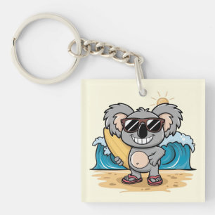 Cartoon Koala Key Ring