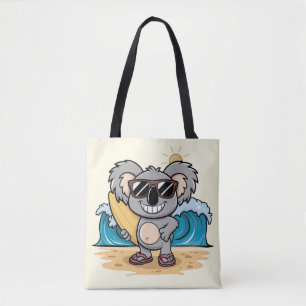 Cartoon Koala Tote Bag