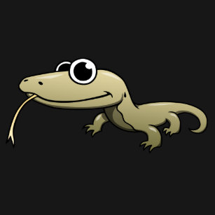 Komodo Dragon Cartoon T Shirts Shirt Designs Zazzle Com Au