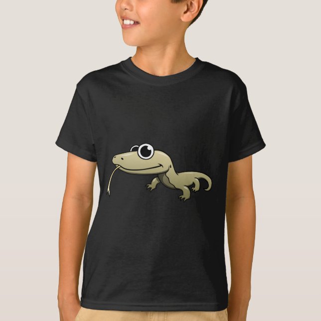 Cartoon Komodo Dragon T-Shirt (Front)