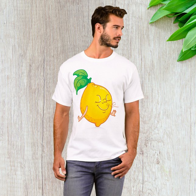 Cartoon Lemon Mens T-Shirt (Creator Uploaded)