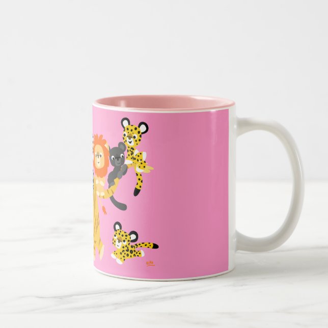 Cartoon Liger and Friends mug (Right)