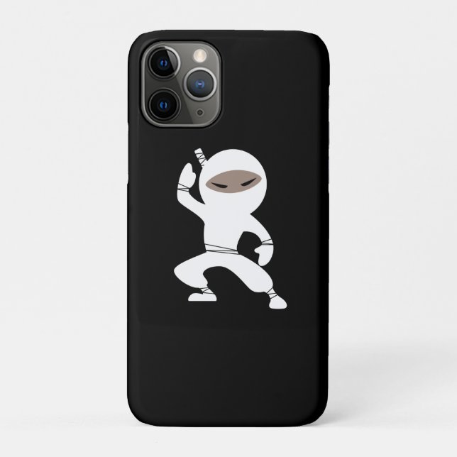 Cartoon Little Ninja Warrior Case-Mate iPhone Case (Back)