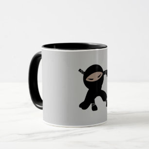 Cartoon Little Ninja Warrior Mug
