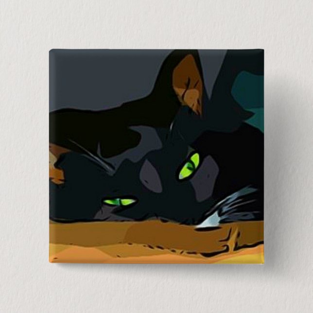 Cartoon Lucy 15 Cm Square Badge (Front)