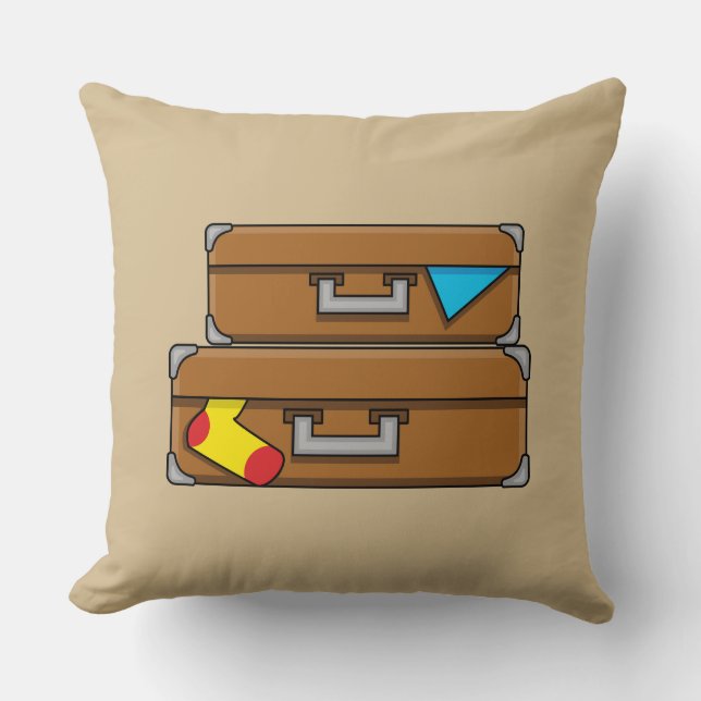 Cartoon Luggage Cushion (Front)